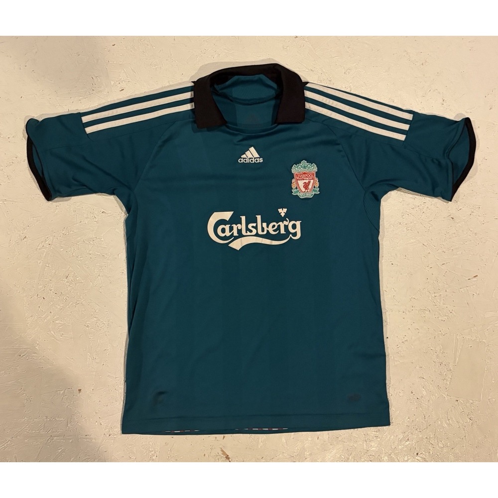 Adidas Liverpool FC 2008/09 Third Y2K Football Shirt Soccer Jersey Mens S